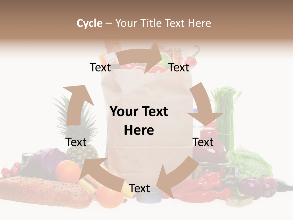 Tomato Purple Lettuce PowerPoint Template