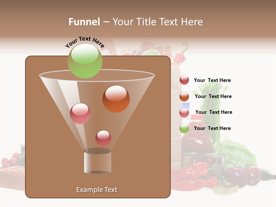 Tomato Purple Lettuce PowerPoint Template