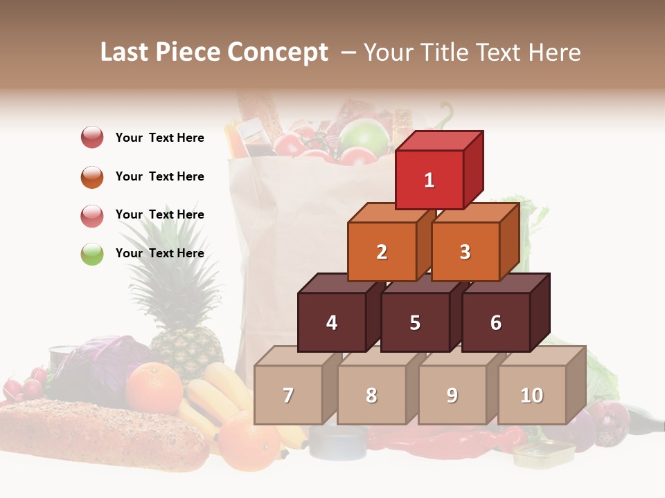 Tomato Purple Lettuce PowerPoint Template