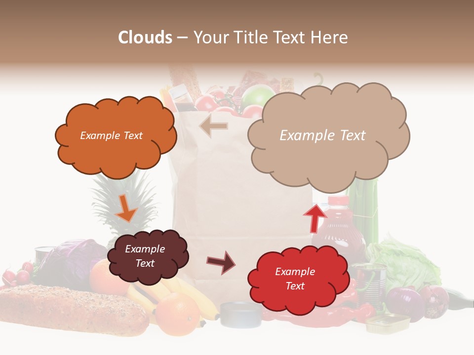 Tomato Purple Lettuce PowerPoint Template