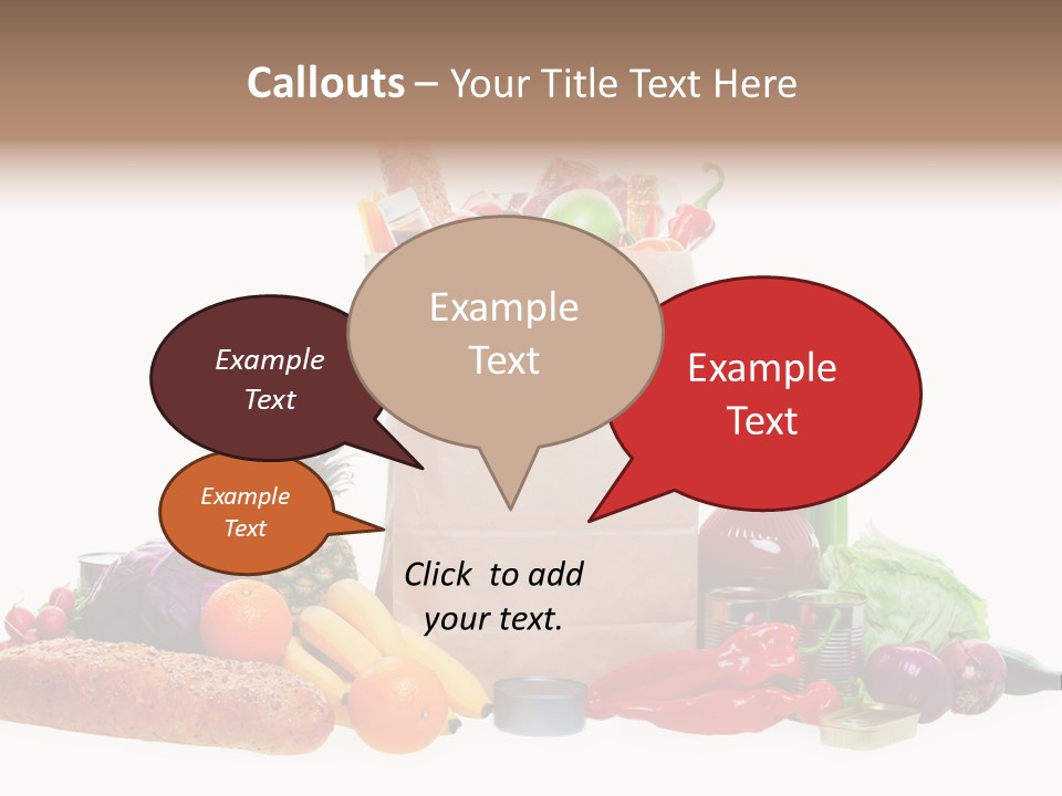 Tomato Purple Lettuce PowerPoint Template