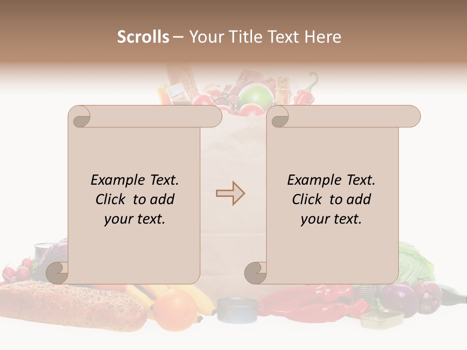 Tomato Purple Lettuce PowerPoint Template