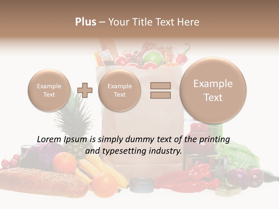 Tomato Purple Lettuce PowerPoint Template
