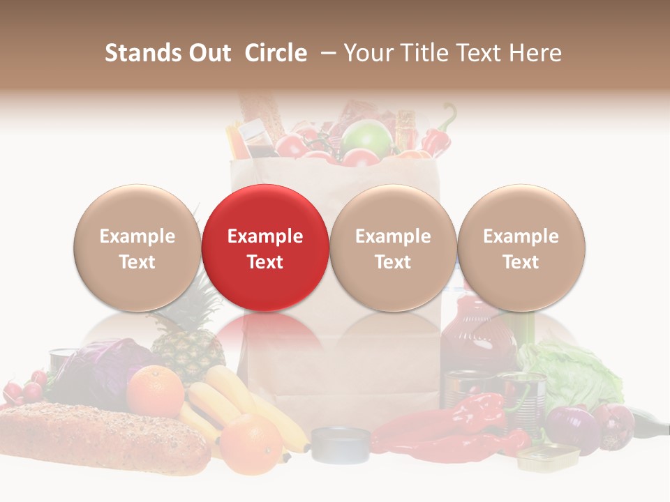 Tomato Purple Lettuce PowerPoint Template