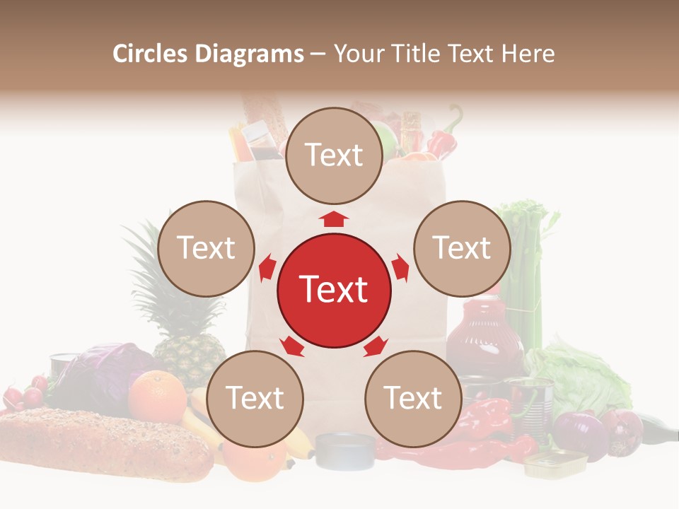 Tomato Purple Lettuce PowerPoint Template