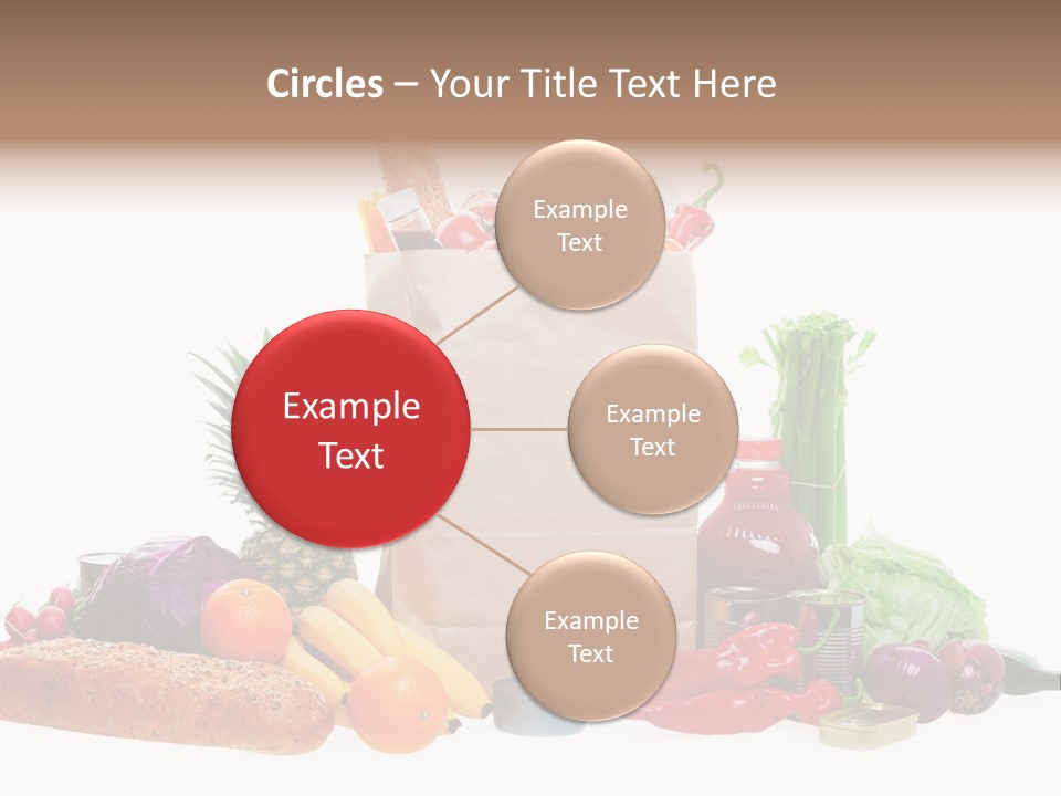 Tomato Purple Lettuce PowerPoint Template