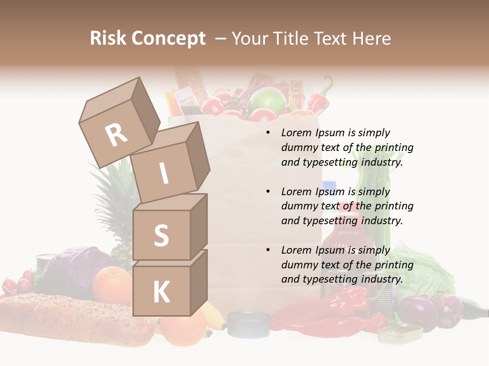 Tomato Purple Lettuce PowerPoint Template