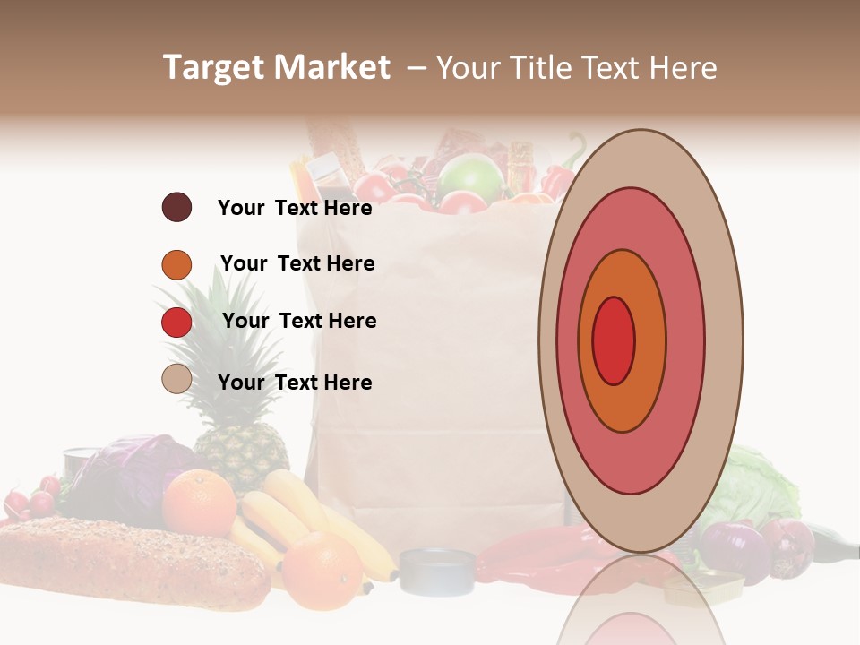 Tomato Purple Lettuce PowerPoint Template