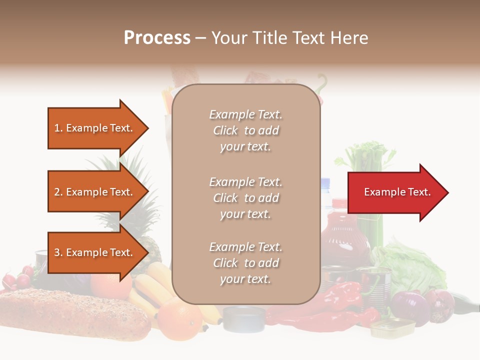 Tomato Purple Lettuce PowerPoint Template