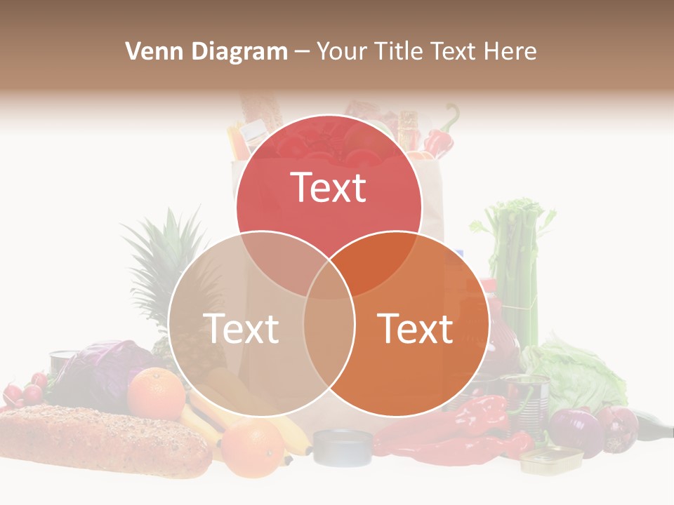 Tomato Purple Lettuce PowerPoint Template