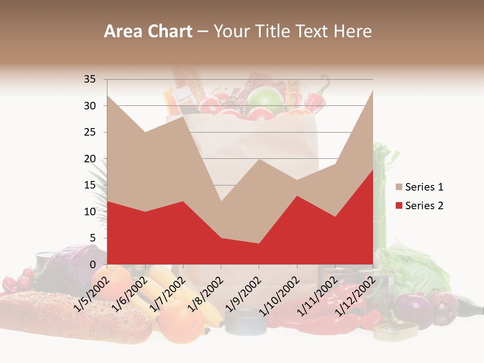Tomato Purple Lettuce PowerPoint Template