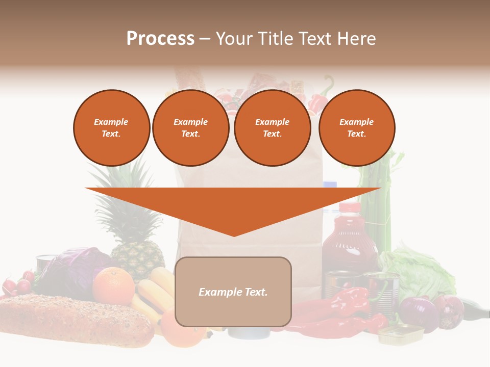 Tomato Purple Lettuce PowerPoint Template