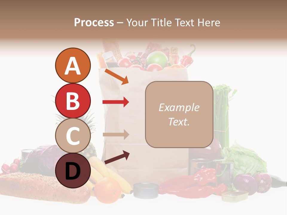 Tomato Purple Lettuce PowerPoint Template