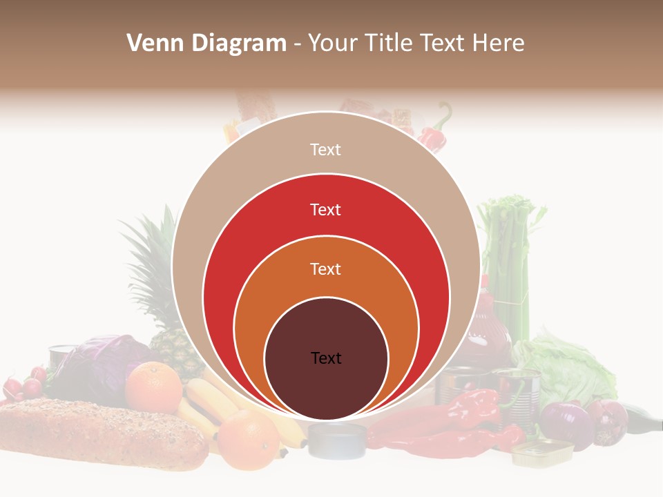 Tomato Purple Lettuce PowerPoint Template