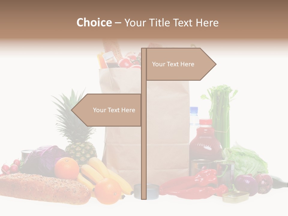 Tomato Purple Lettuce PowerPoint Template