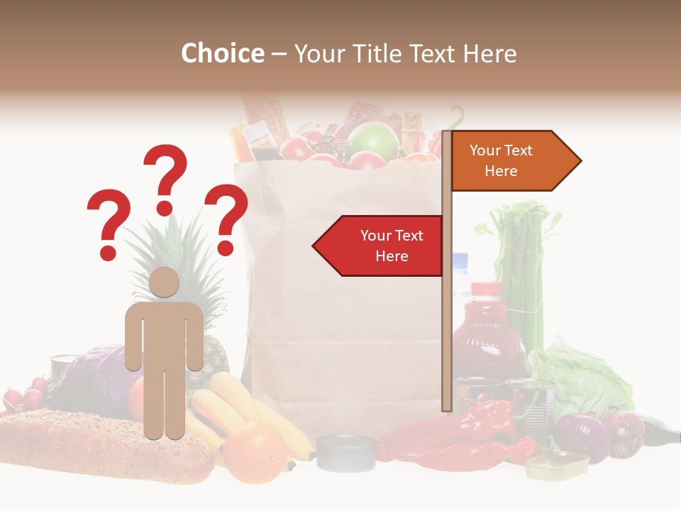 Tomato Purple Lettuce PowerPoint Template