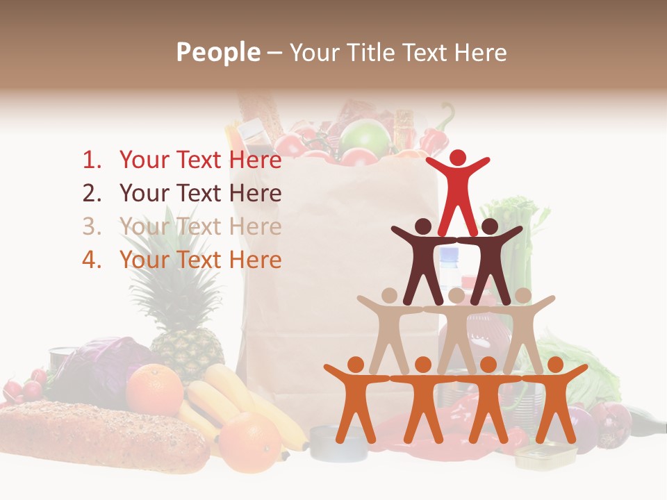 Tomato Purple Lettuce PowerPoint Template