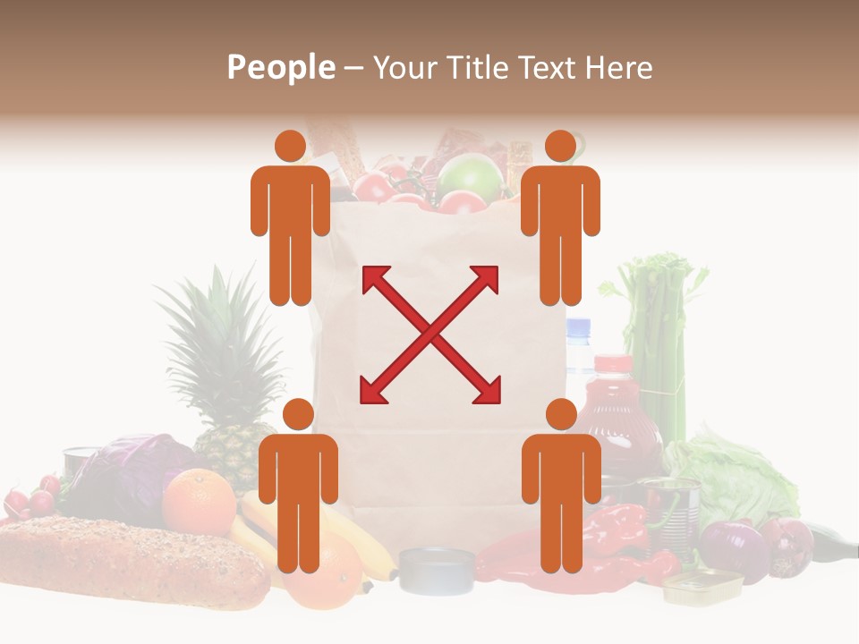 Tomato Purple Lettuce PowerPoint Template