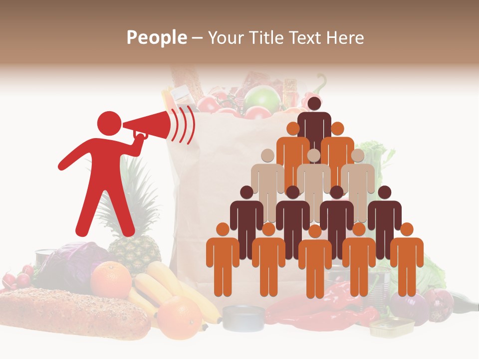 Tomato Purple Lettuce PowerPoint Template