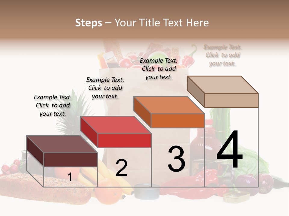 Tomato Purple Lettuce PowerPoint Template