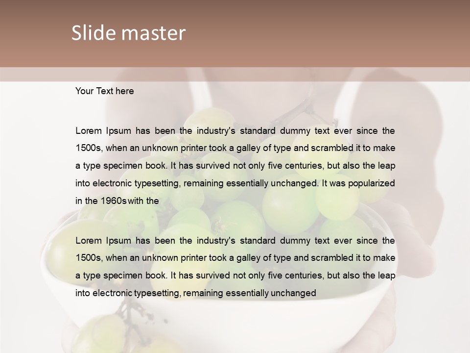 Beautiful Hand  PowerPoint Template