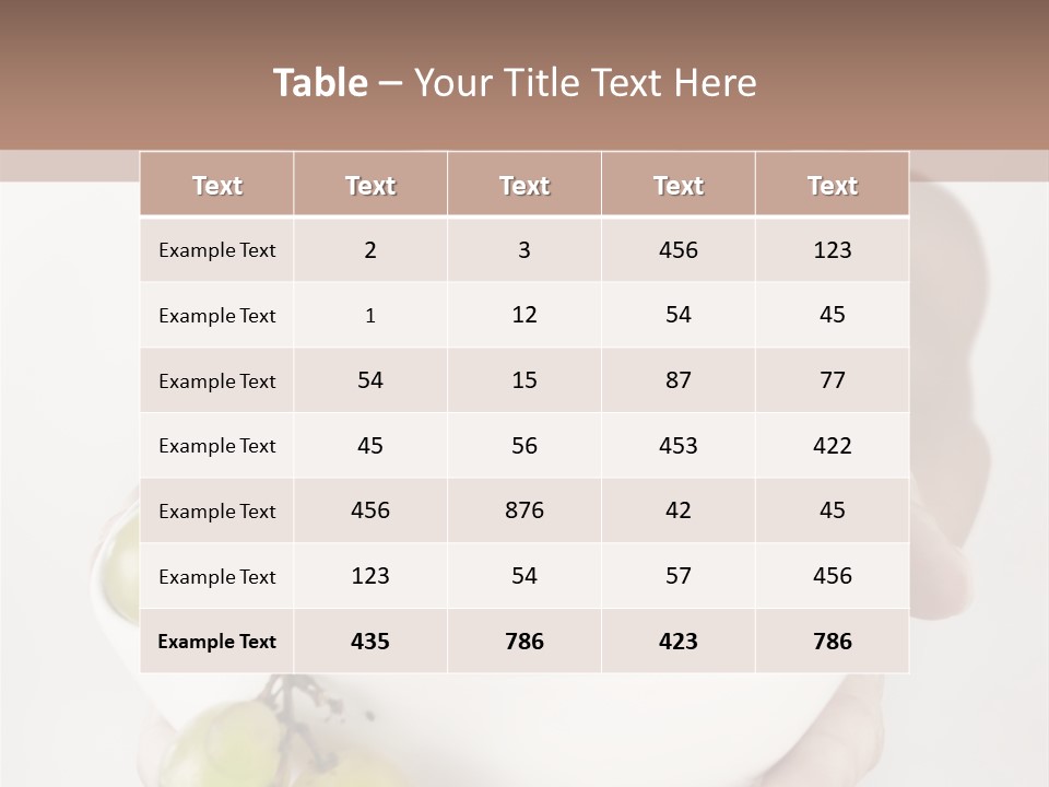 Beautiful Hand  PowerPoint Template