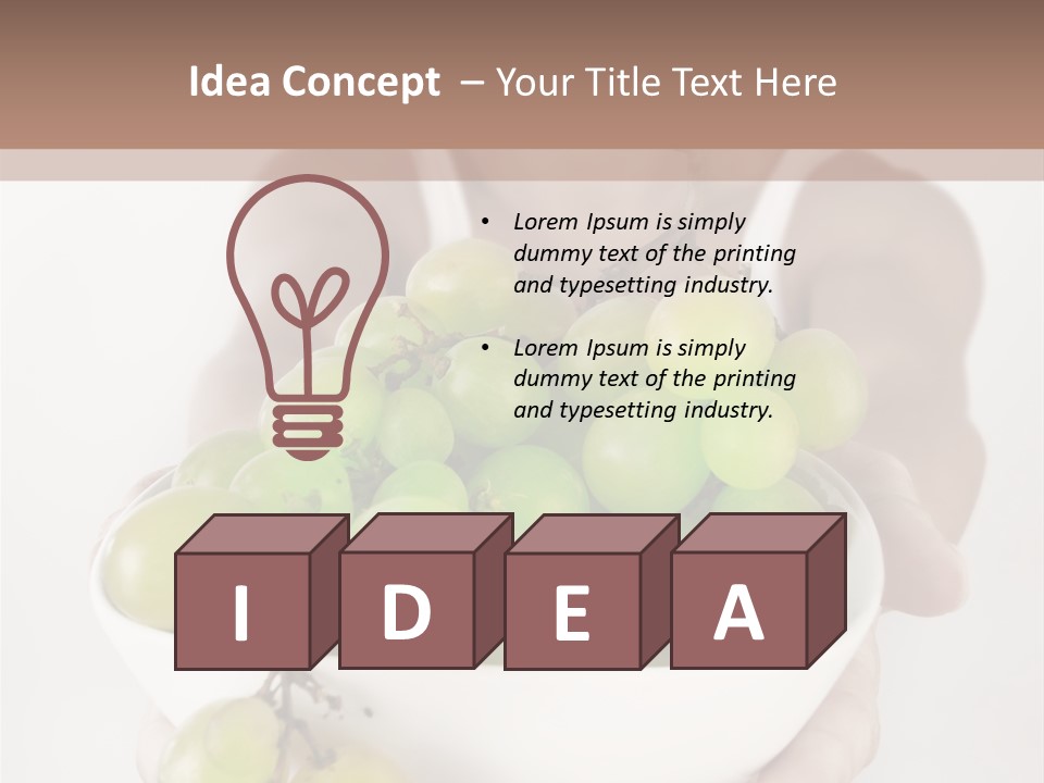 Beautiful Hand  PowerPoint Template
