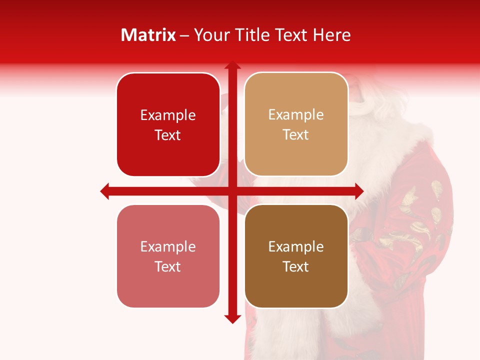 Face Noel Costume PowerPoint Template