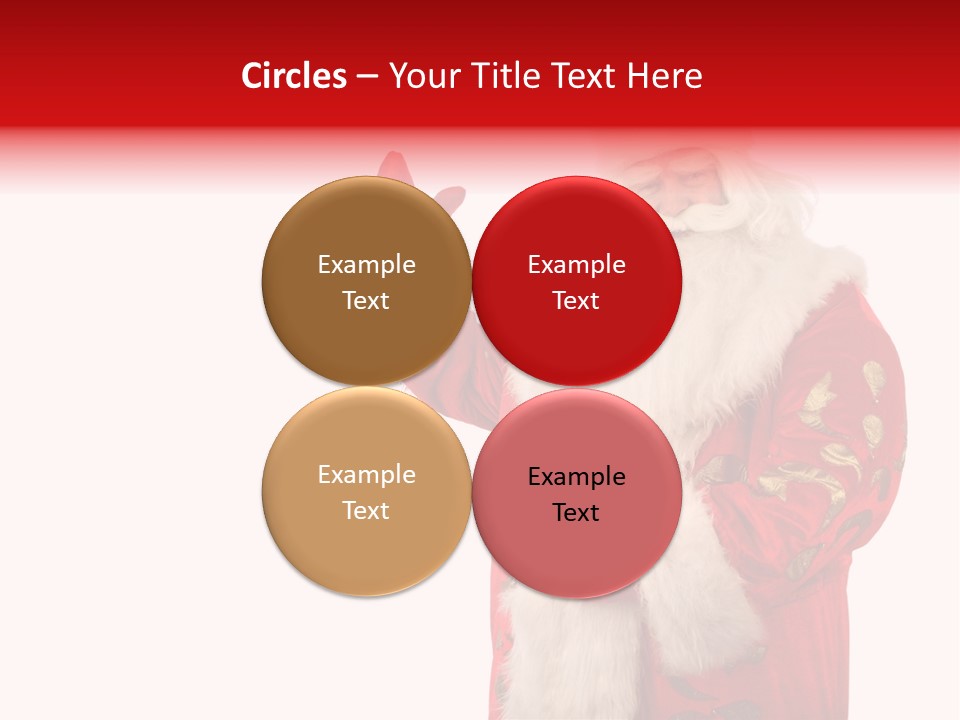 Face Noel Costume PowerPoint Template