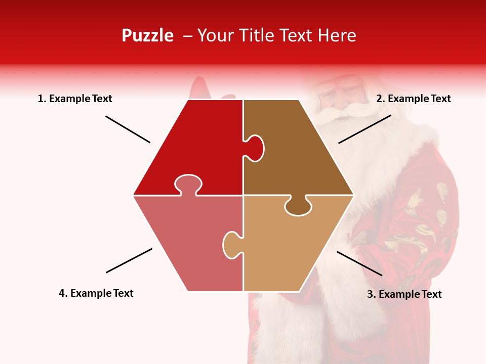 Face Noel Costume PowerPoint Template