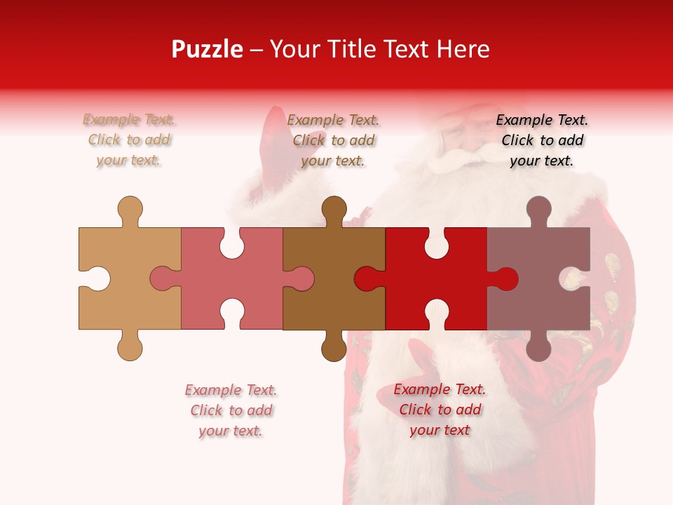 Face Noel Costume PowerPoint Template