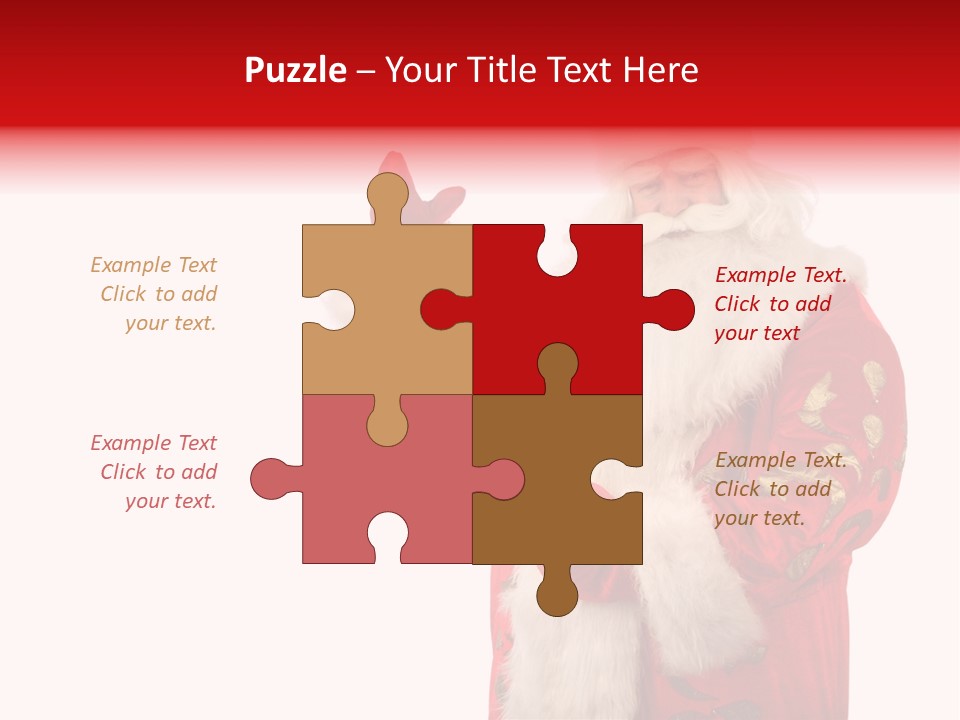 Face Noel Costume PowerPoint Template