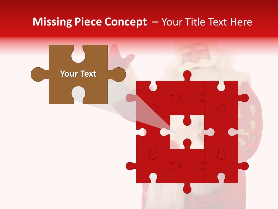 Face Noel Costume PowerPoint Template