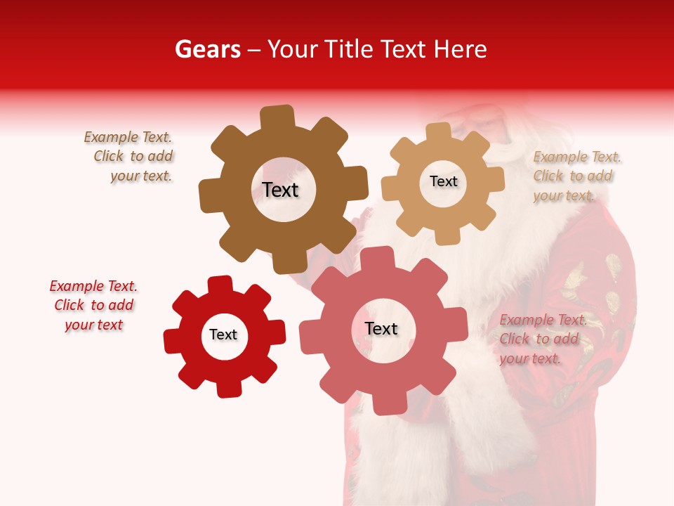 Face Noel Costume PowerPoint Template