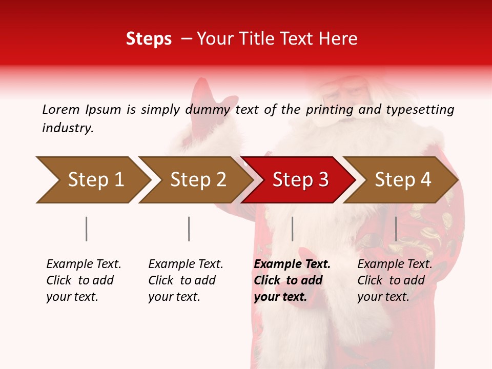 Face Noel Costume PowerPoint Template
