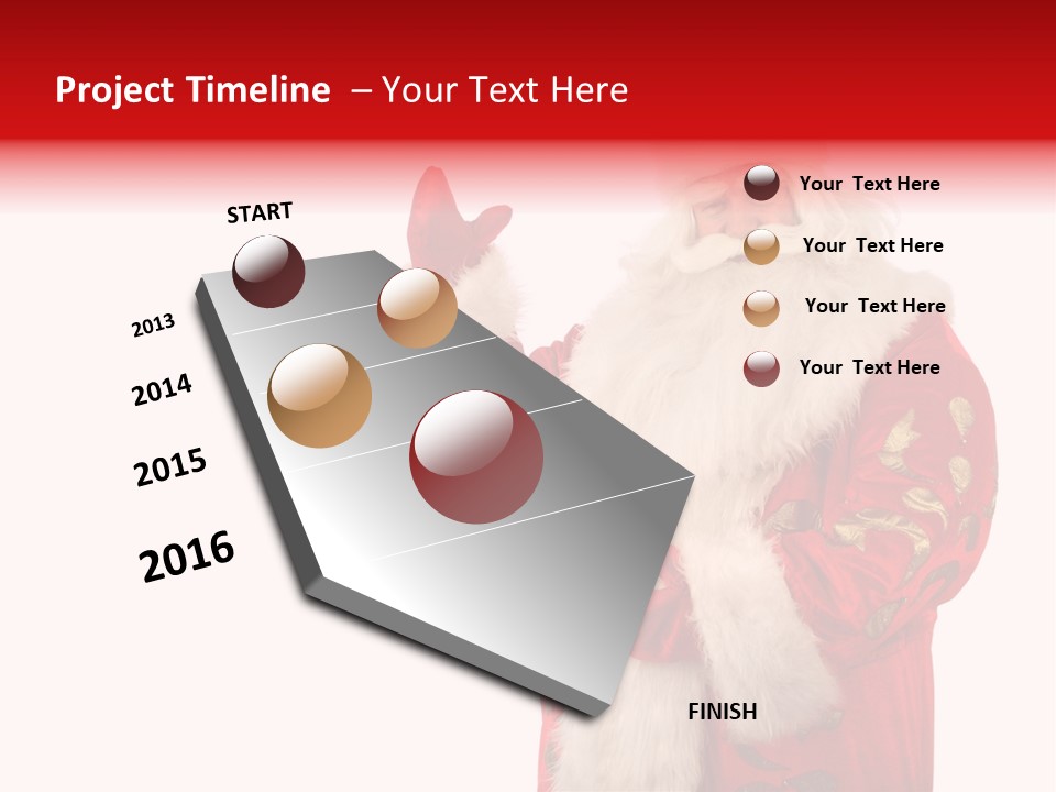 Face Noel Costume PowerPoint Template