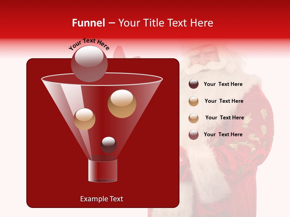 Face Noel Costume PowerPoint Template