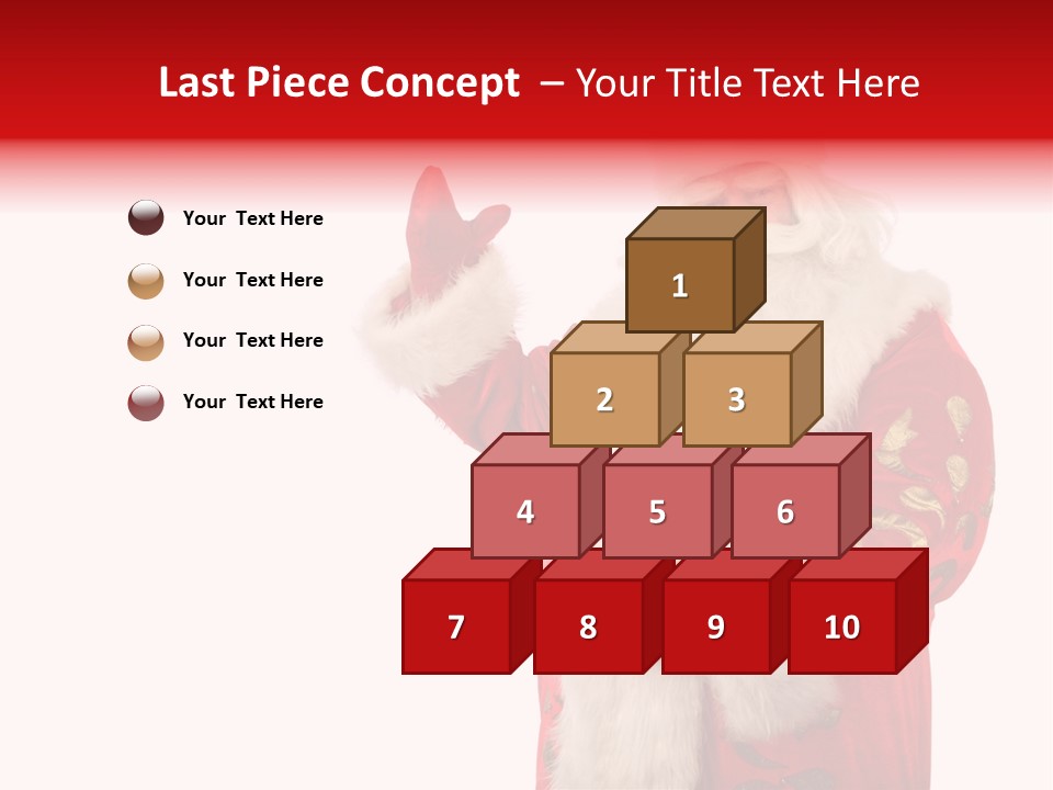 Face Noel Costume PowerPoint Template