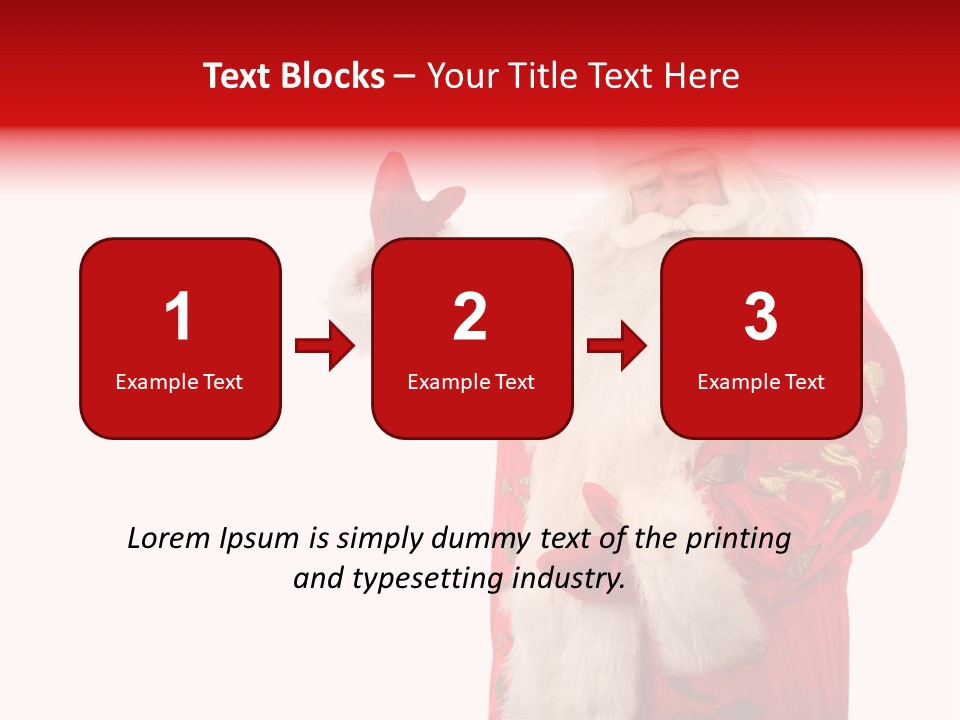 Face Noel Costume PowerPoint Template