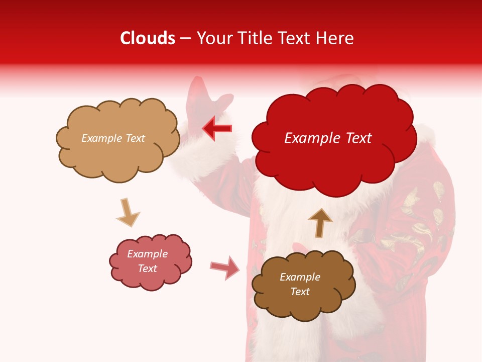 Face Noel Costume PowerPoint Template