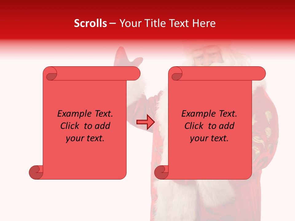 Face Noel Costume PowerPoint Template