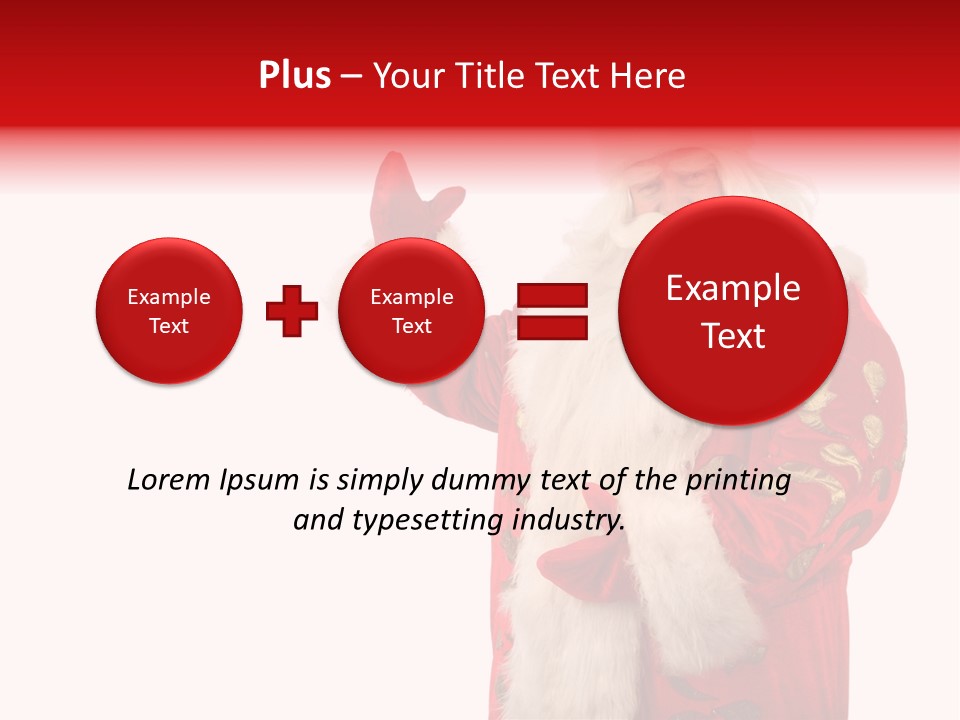 Face Noel Costume PowerPoint Template