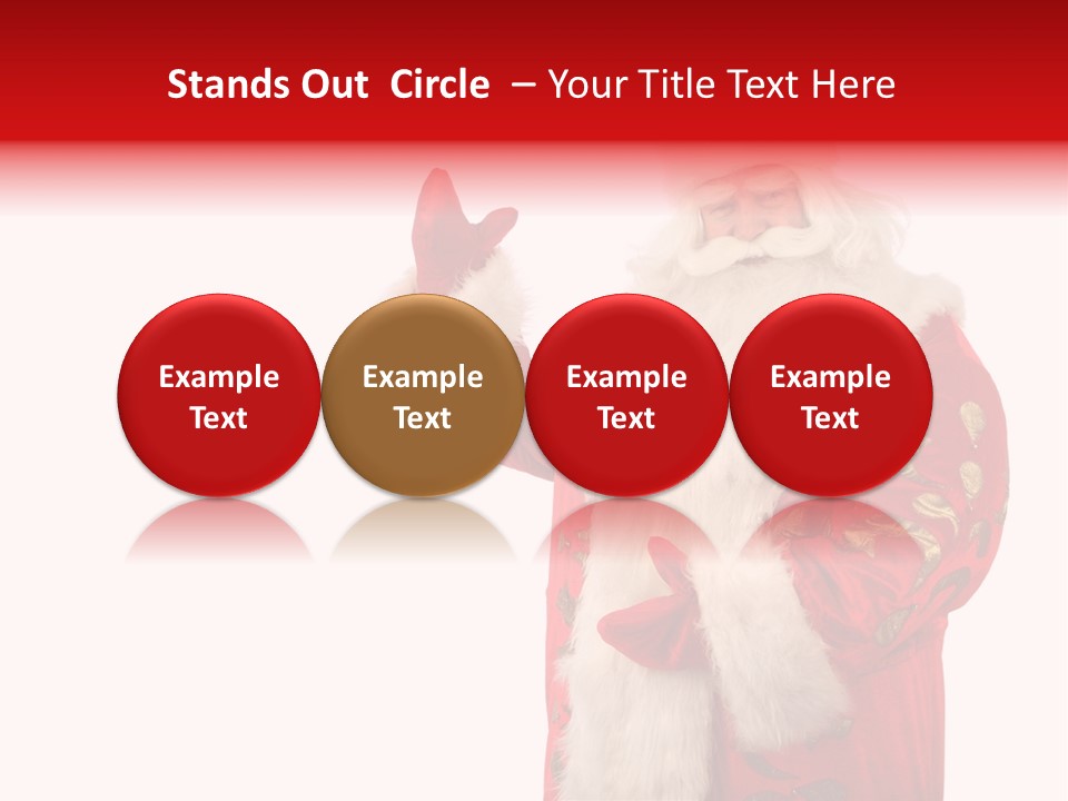 Face Noel Costume PowerPoint Template