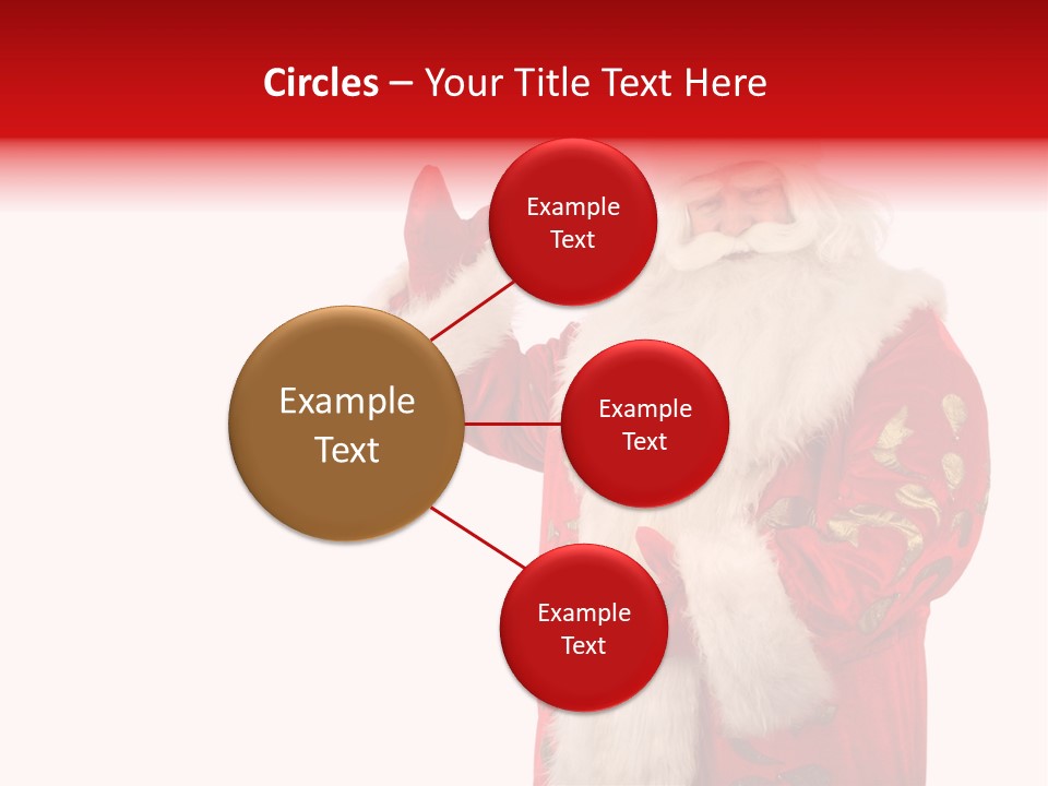 Face Noel Costume PowerPoint Template