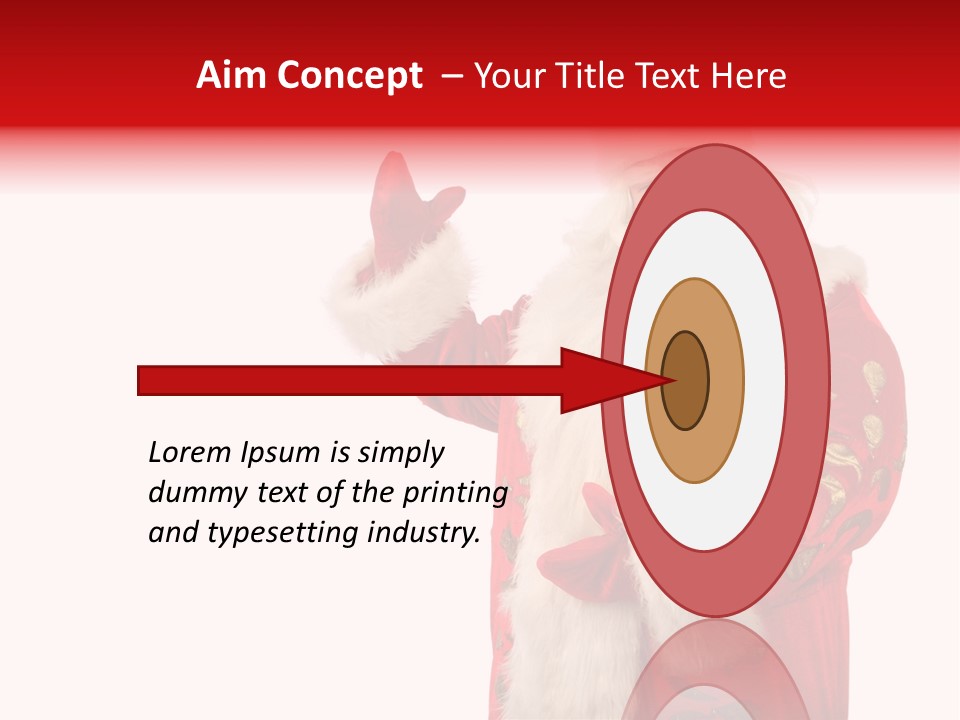 Face Noel Costume PowerPoint Template