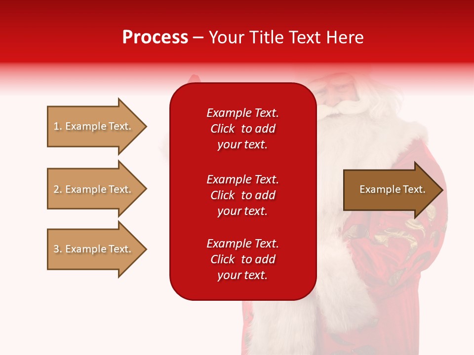 Face Noel Costume PowerPoint Template