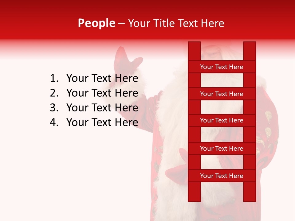 Face Noel Costume PowerPoint Template