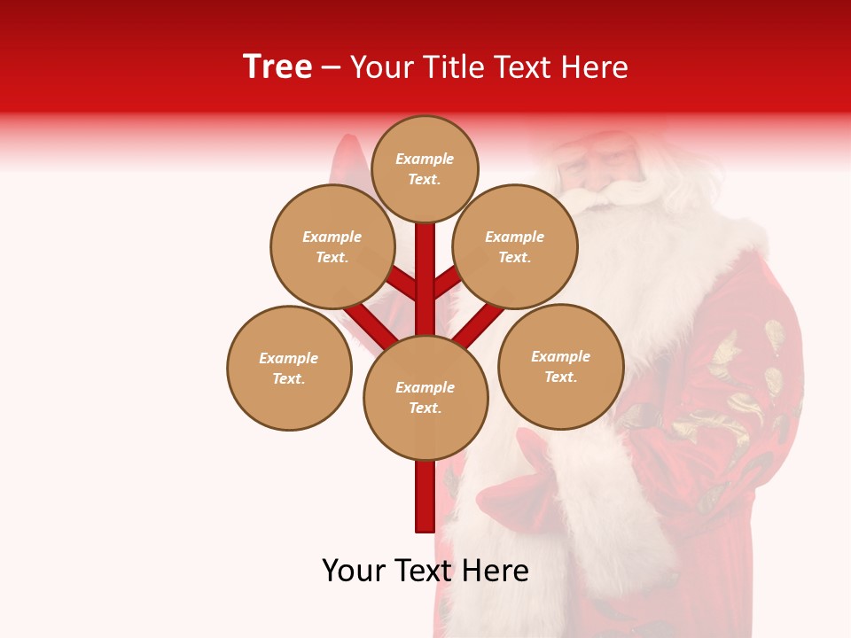 Face Noel Costume PowerPoint Template