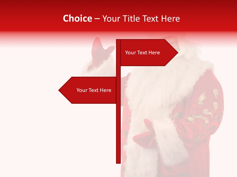 Face Noel Costume PowerPoint Template