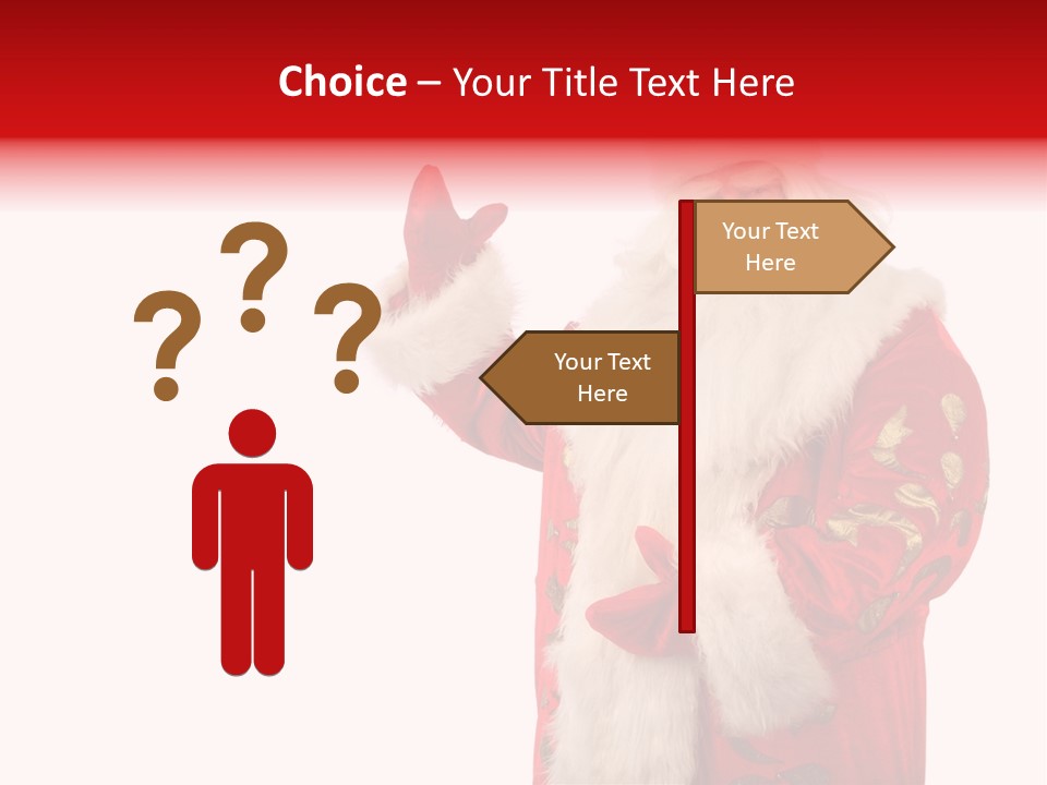 Face Noel Costume PowerPoint Template